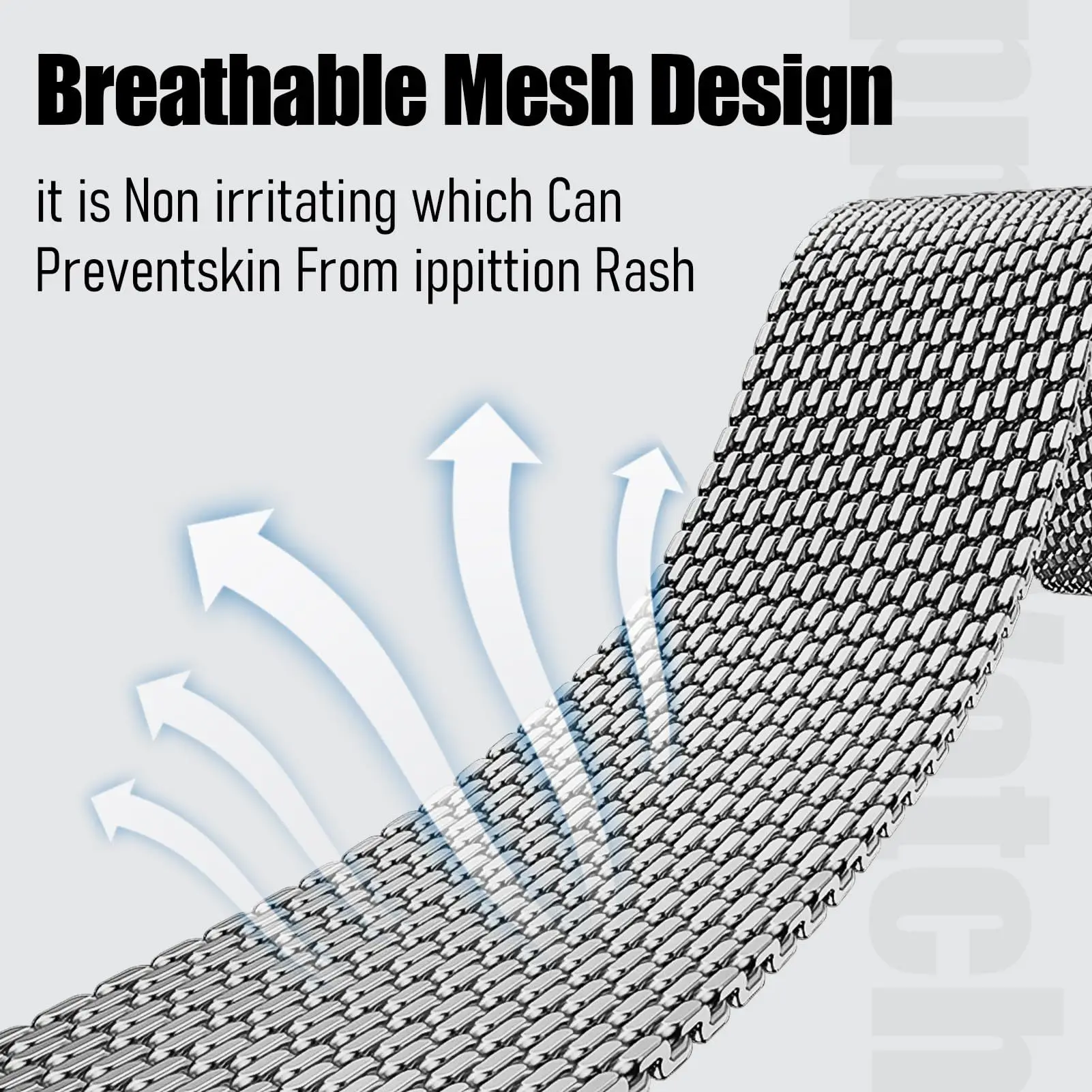 Bracelet en maille d’acier de  - Mesh Coil Strip avis et prix